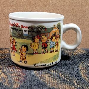 Vintage Campbell's Soup Company Kids- Replica 1910 Souvenier Postcard Mug
